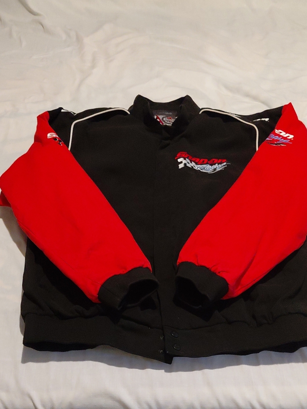Vintage Snap-on Racing Black & Red Team Jacket Mens XL Near Mint